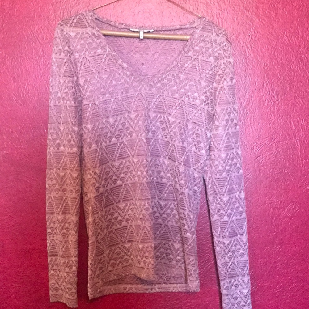 BKE PURPLE LONG SLEEVE